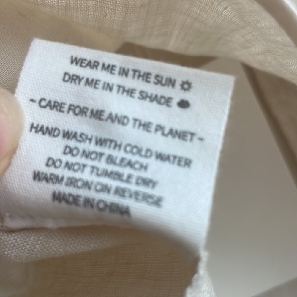 Hanalei Mali linen top XS - Picture 13 of 16